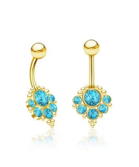 Belly ring with charm