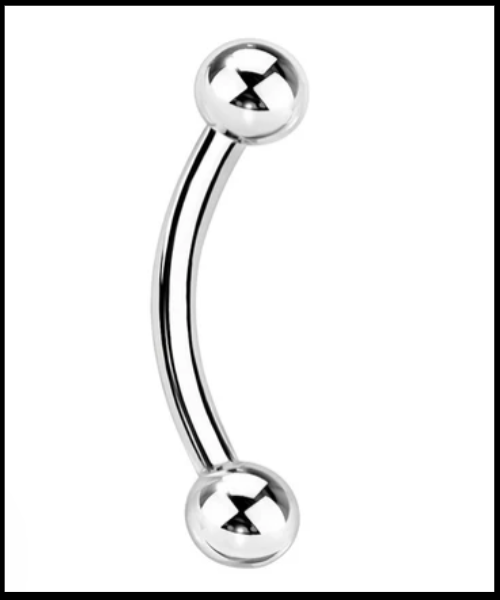 Curved barbell