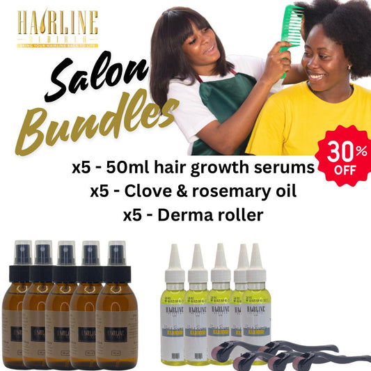 Serum, Clove Oil and Dermal Roller Bundle